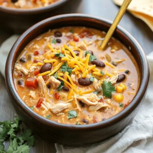 Hearty Chicken Taco Soup Recipe