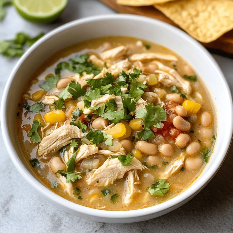 Easy White Bean Chicken Chili Recipe