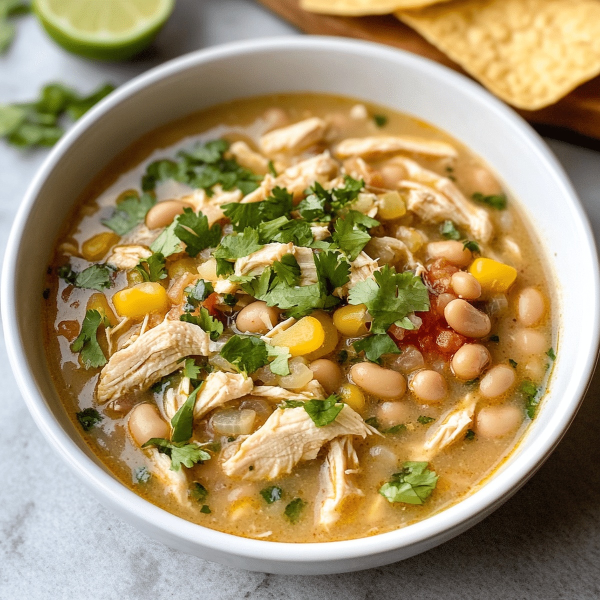 Easy White Bean Chicken Chili Recipe