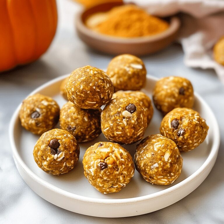 Easy No-Bake Delicious Pumpkin Pie Energy Balls Recipe