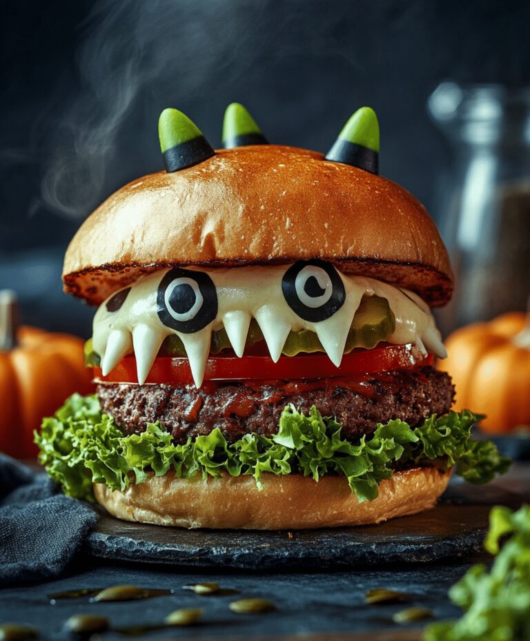 Halloween Monster Burgers Recipe