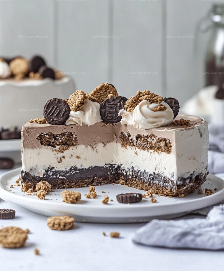 Delightful Ice Cream Cake With Cookie Crunch Recipe