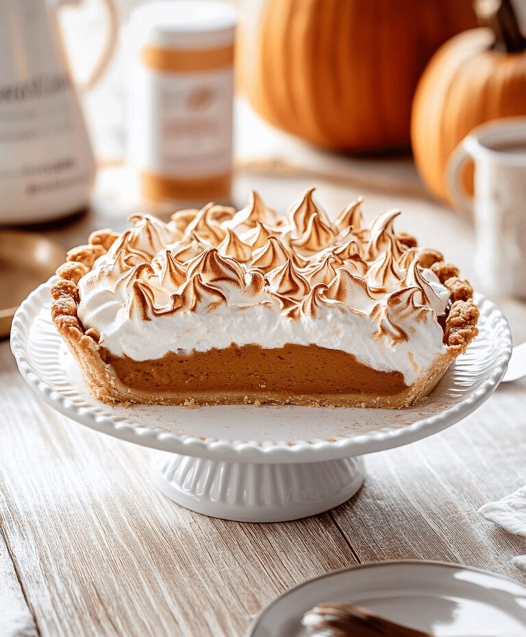 Spiced Chai Pumpkin Meringue Pie Recipe