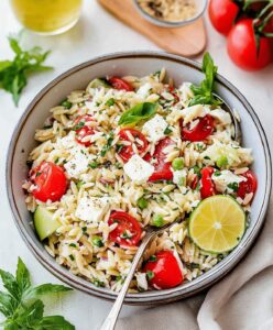 Refreshing Greek Orzo Pasta Salad Recipe