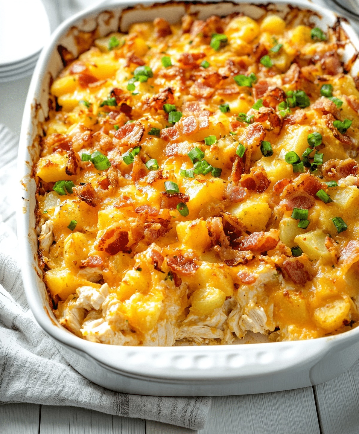 Chicken Bacon Ranch Casserole With Potatoes Recipe