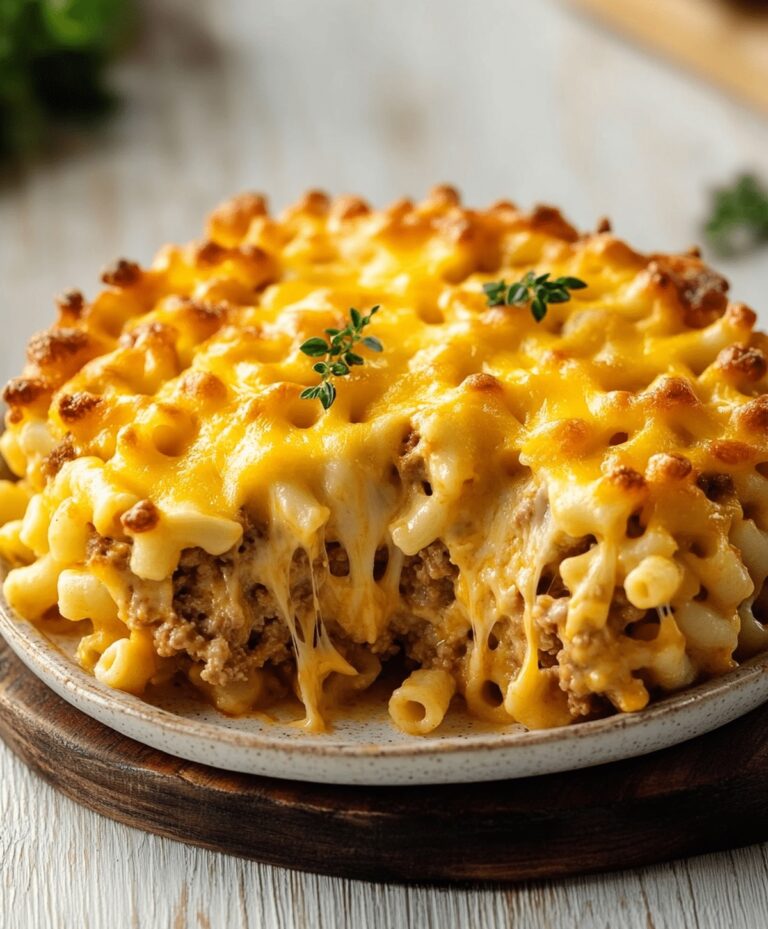 Mac and Cheese Meatloaf Casserole Recipe