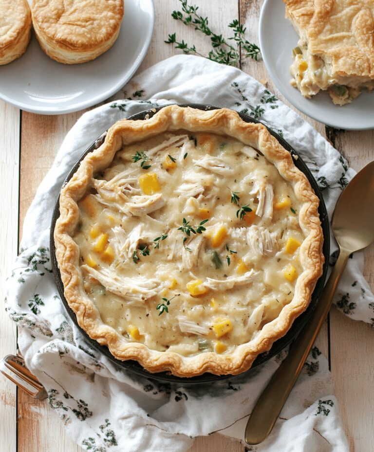 Homemade Easy Crock Pot Chicken Pot Pie Recipe