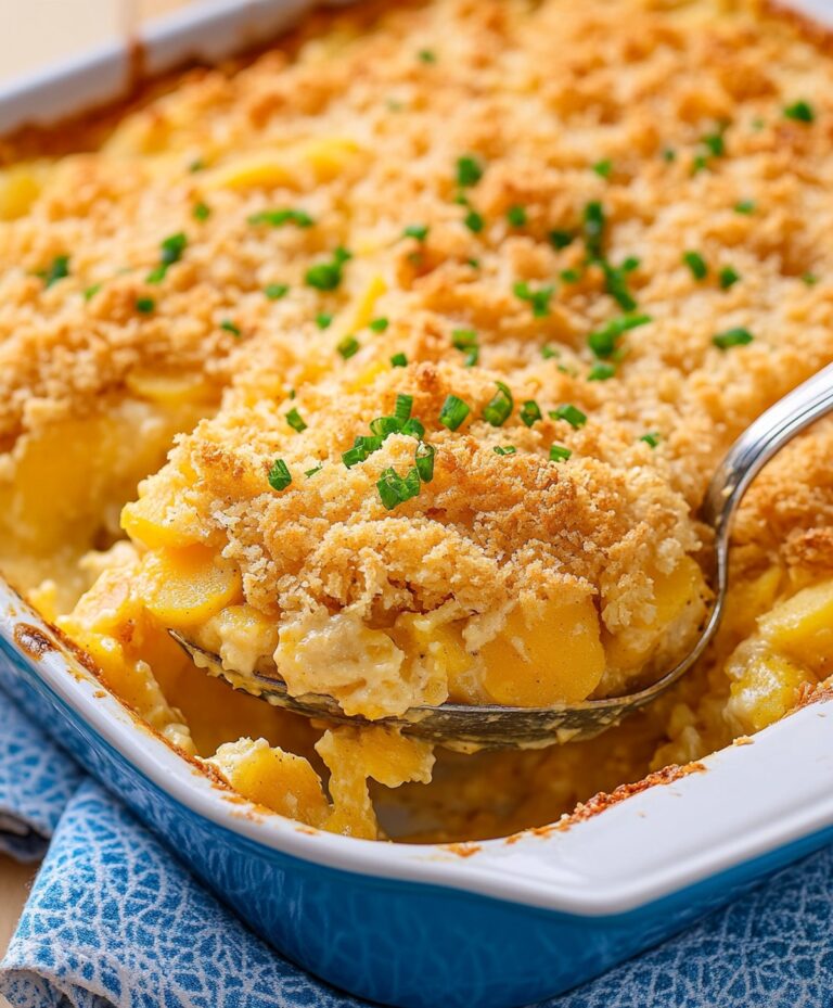 Easy Yellow Squash Casserole Recipe