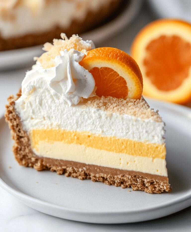No Bake Orange Creamsicle Cheesecake Recipe
