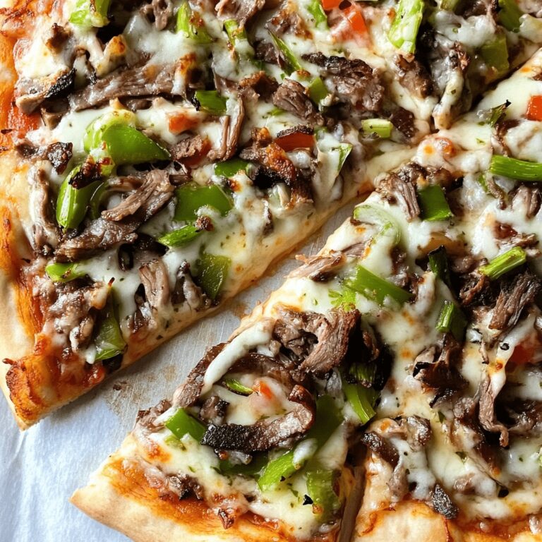 Philly Cheesesteak Pizza Recipe