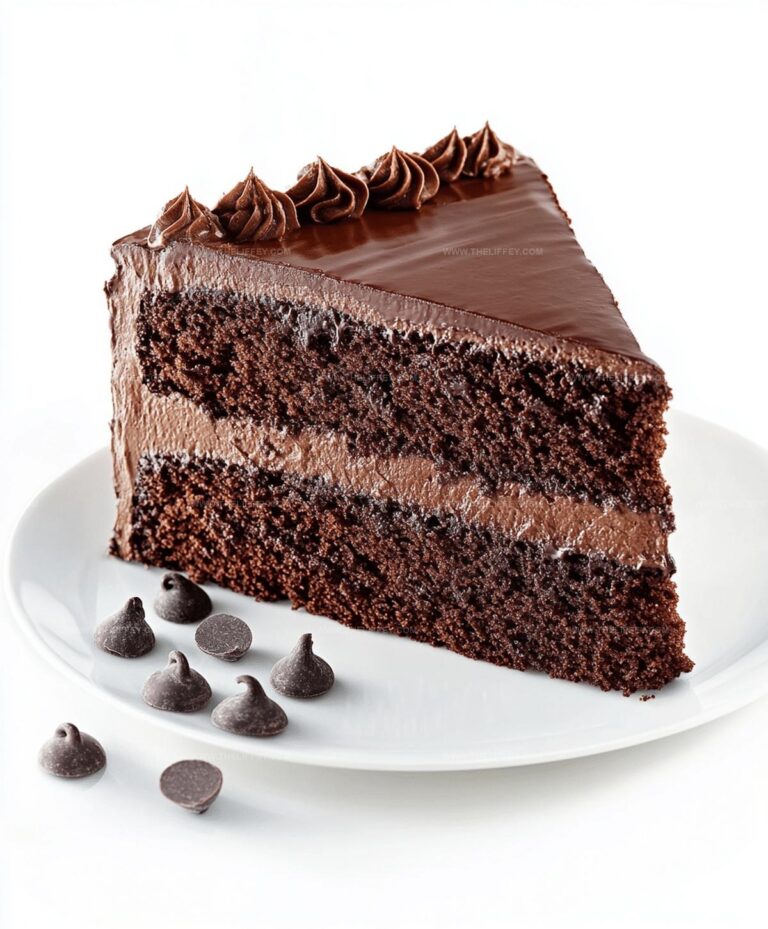 Decadent Triple Chocolate Cake Recipe
