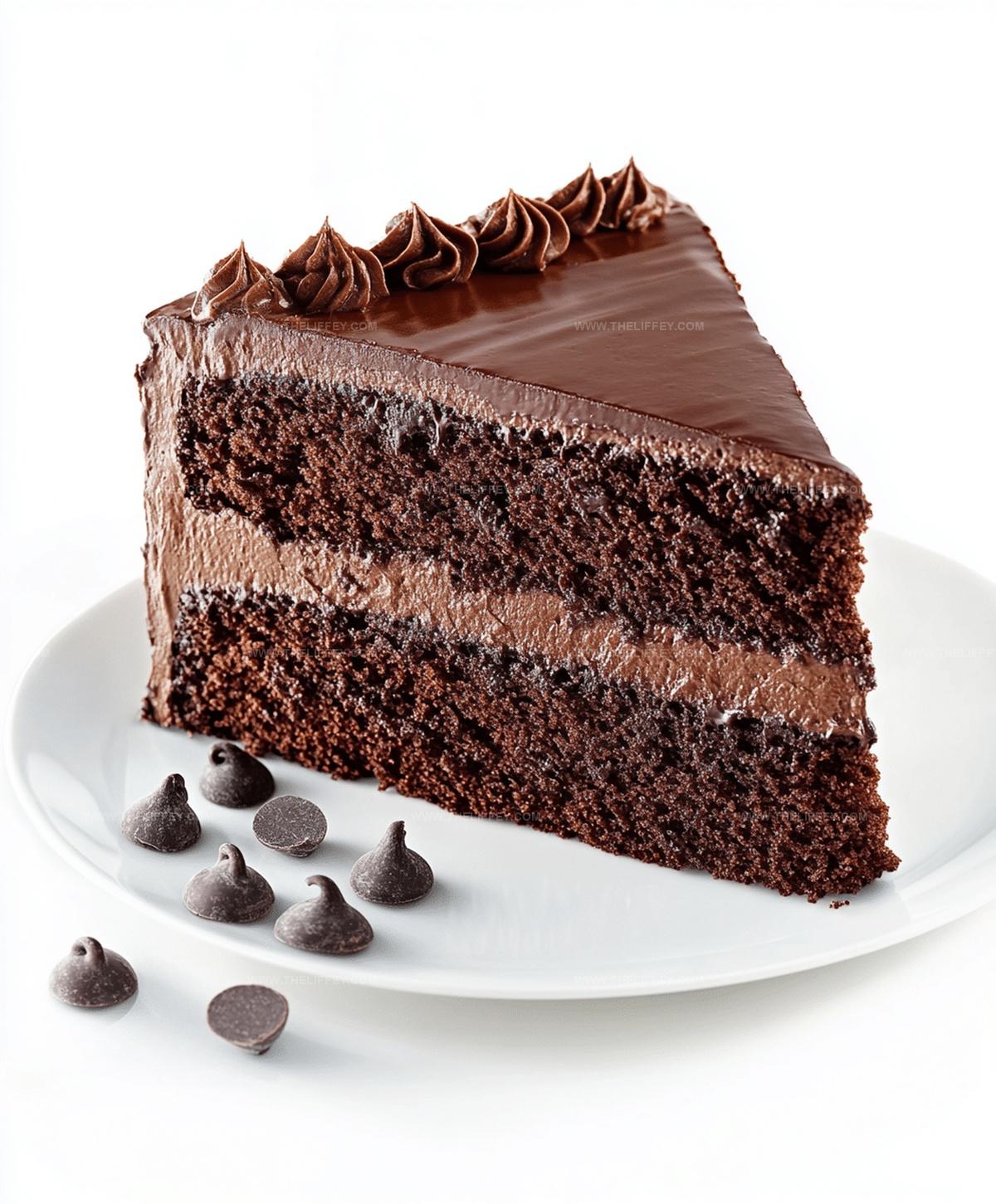 Decadent Triple Chocolate Cake Recipe