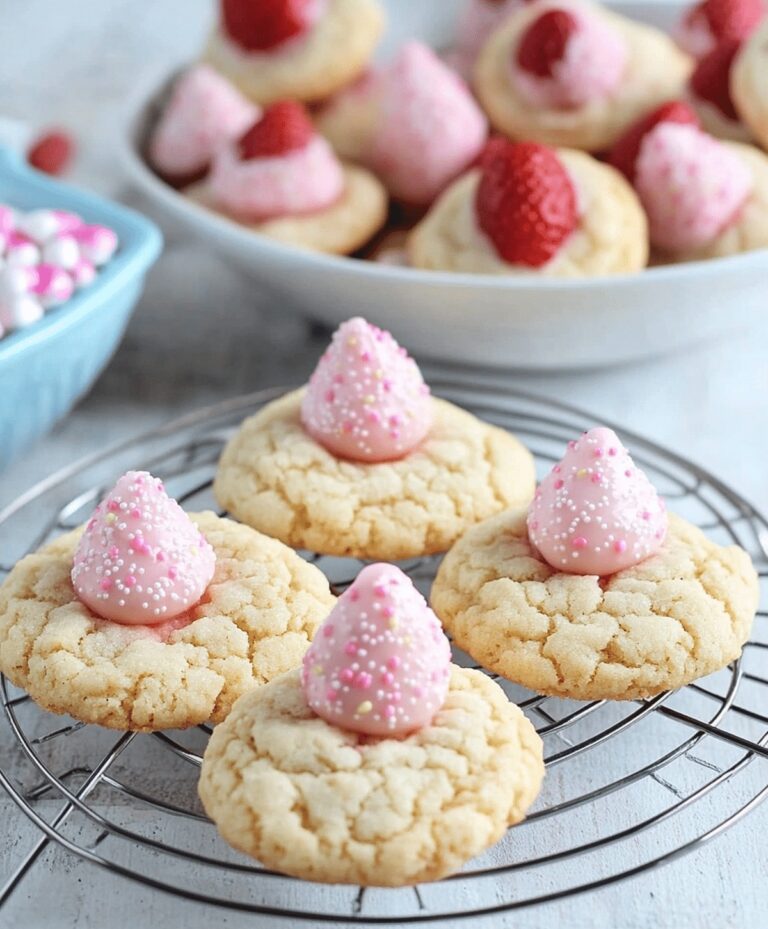 Strawberry Kiss Cookies Recipe