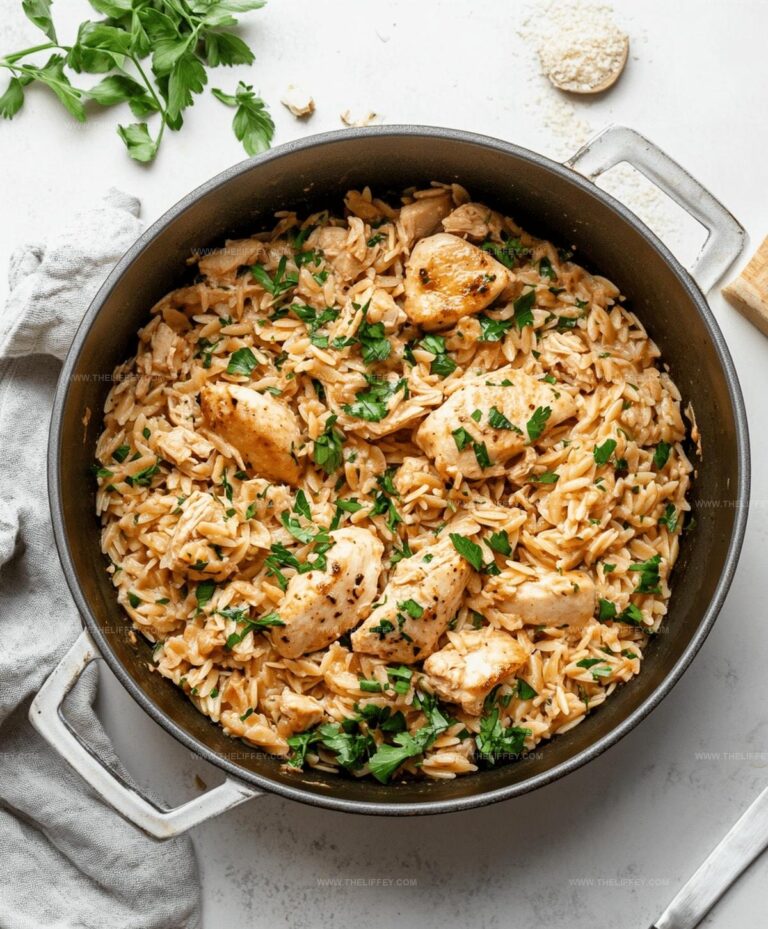 One Pot Chicken Orzo Recipe