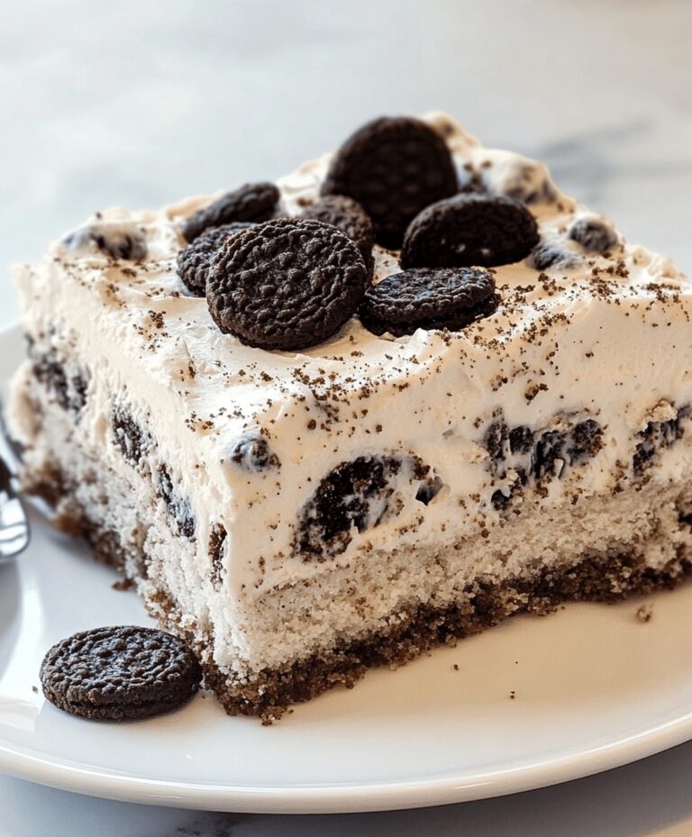 Delightful Cookies & Cream Sheet Cake Recipe
