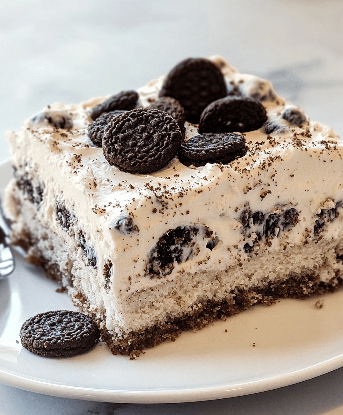Delightful Cookies & Cream Sheet Cake Recipe