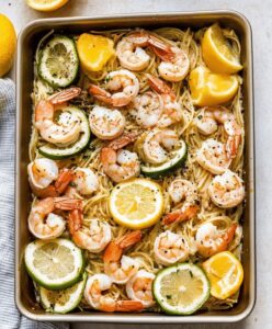 Delicious One-pan Shrimp Scampi Recipe