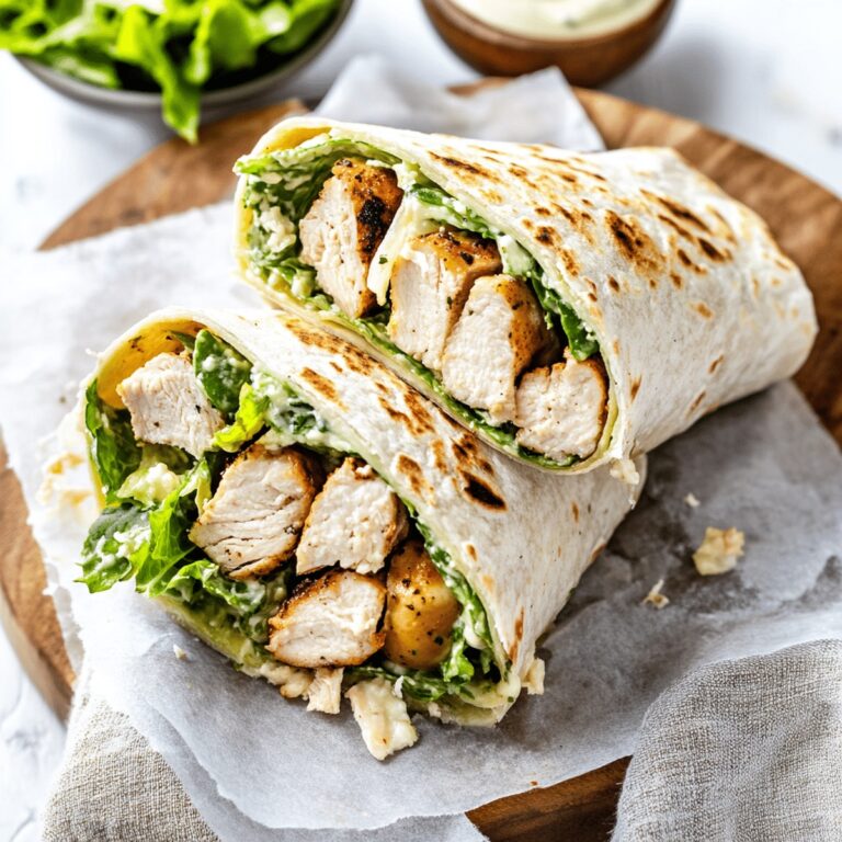 Chicken Caesar Wrap Recipe