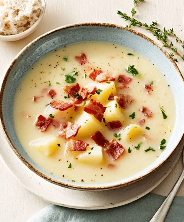 Rich Potato Soup with Bacon Recipe