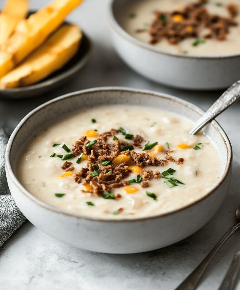 Creamy Loaded Baked Potato Soup Recipe