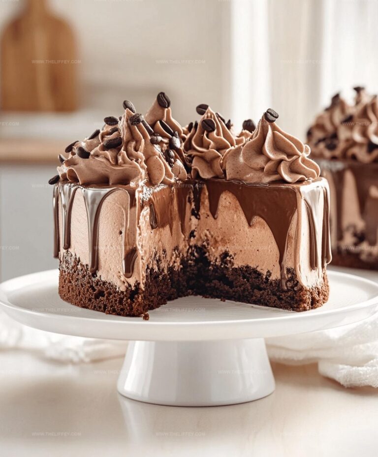 Espresso Infused Mocha Poke Cake Recipe