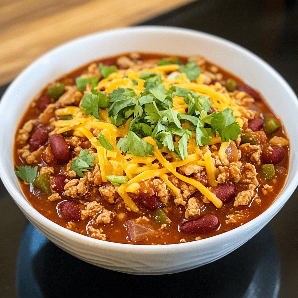 Hearty Slow Cooker Turkey Chili Recipe