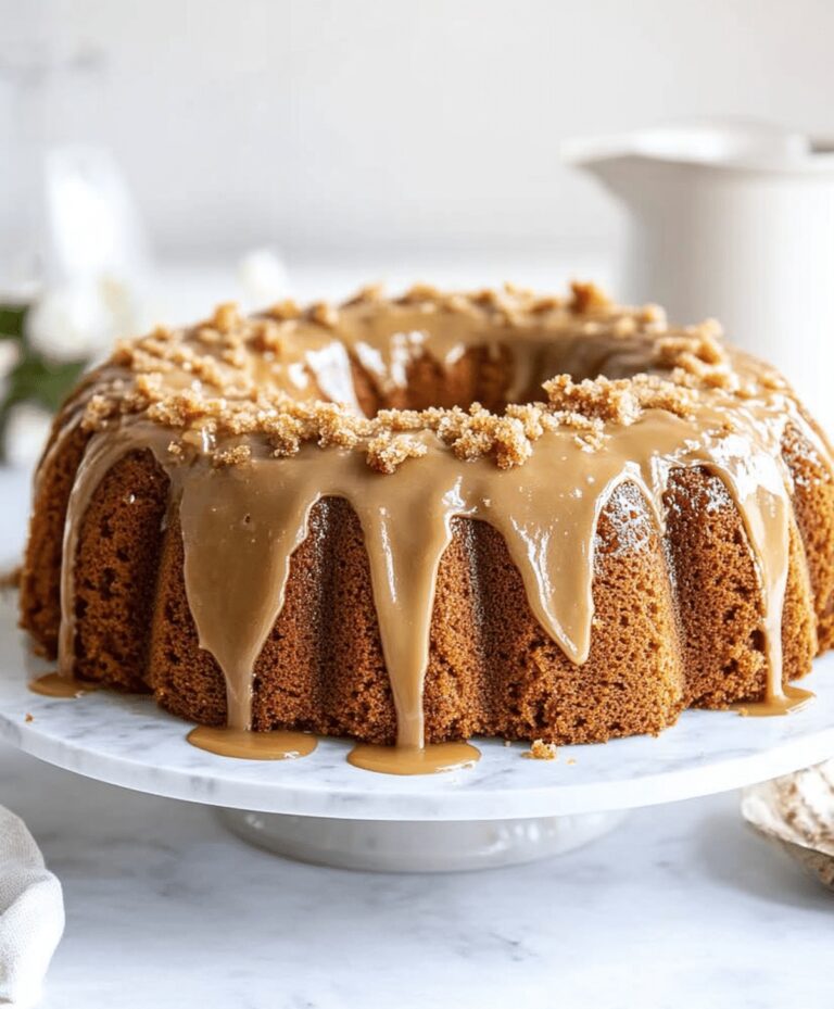 Brown Sugar Carmel Pound Cake Recipe