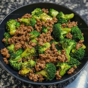 Simple Ground Beef and Broccoli Recipe