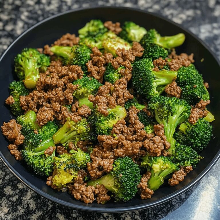 Simple Ground Beef and Broccoli Recipe