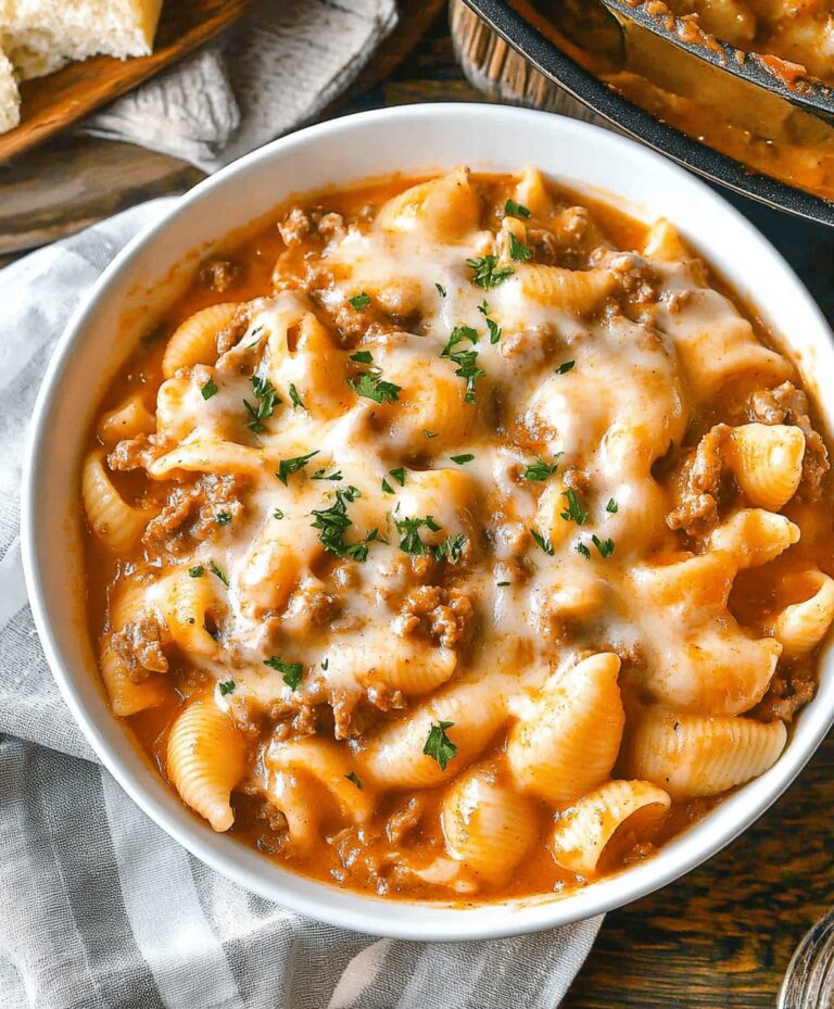 Creamy Beef And Shells Recipe