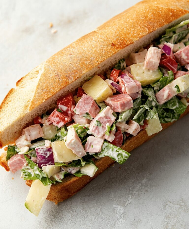 Italian Chopped Salad Sandwich Recipe