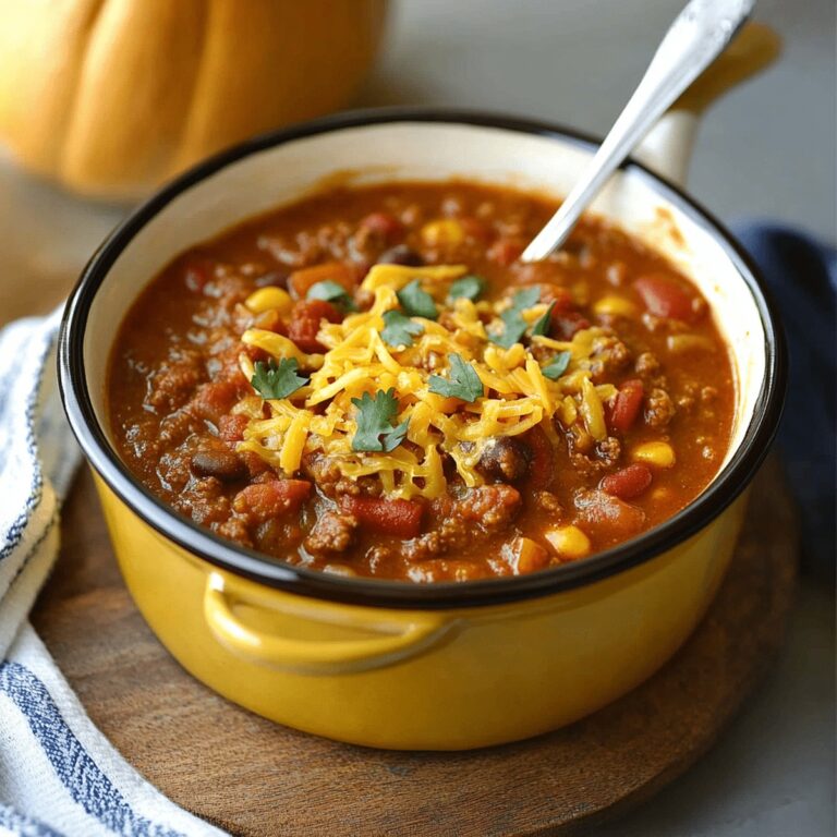 Pumpkin Chili Recipe