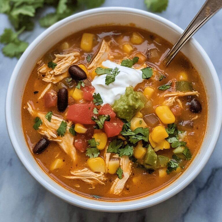 Spicy Chicken Enchilada Soup Recipe