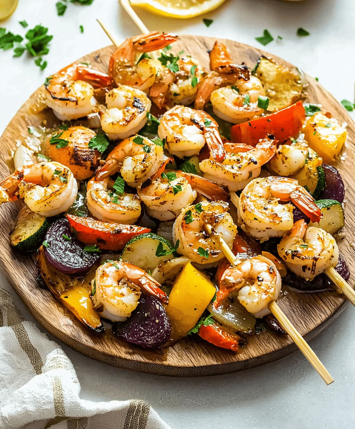 Garlic Butter Shrimp And Vegetables Recipe