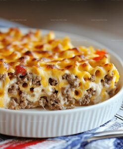 Cheesy Hamburger Supreme Casserole Recipe