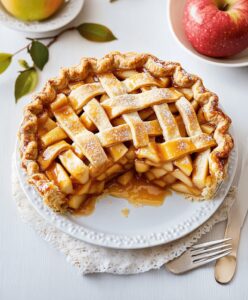 Caramelized Salted Caramel Apple Pie Recipe