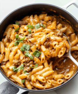 One-pot Cheeseburger Pasta Recipe