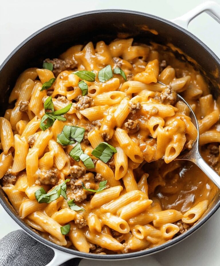One-pot Cheeseburger Pasta Recipe