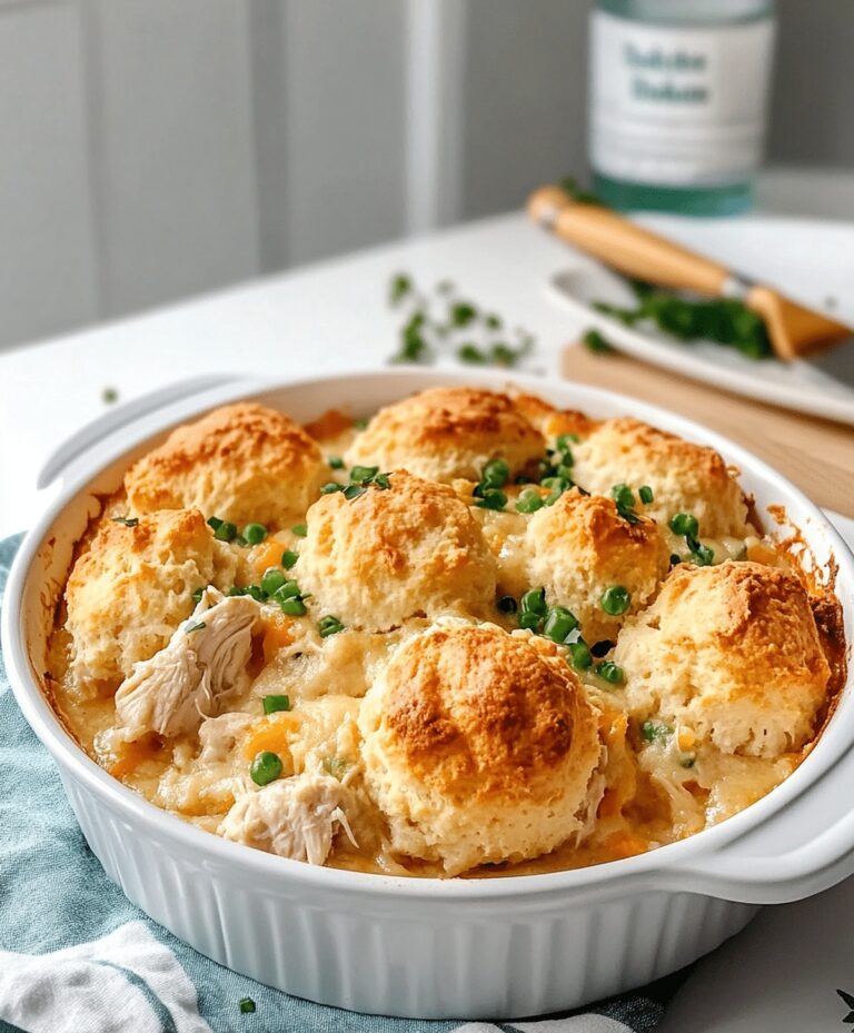 Creamy Chicken Cobbler With Red Lobster Biscuit Mix Recipe