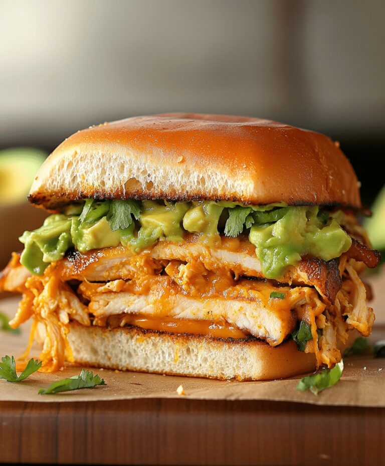 Chicken Avocado Melt Sandwich Recipe
