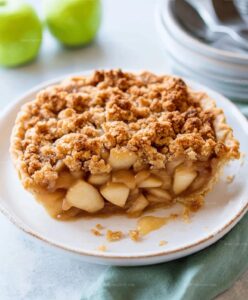 Easy Apple Crumble Pie Recipe
