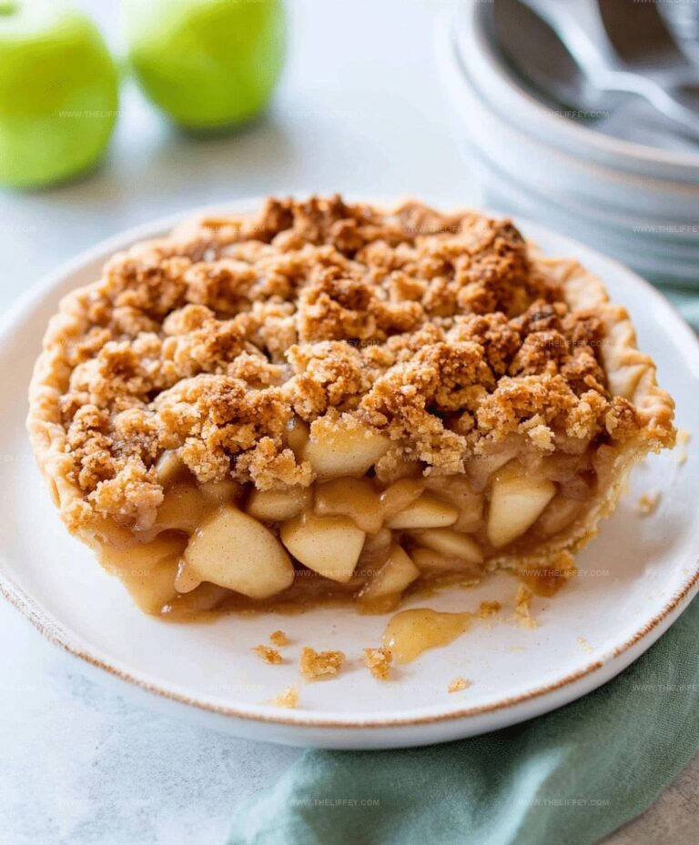 Easy Apple Crumble Pie Recipe