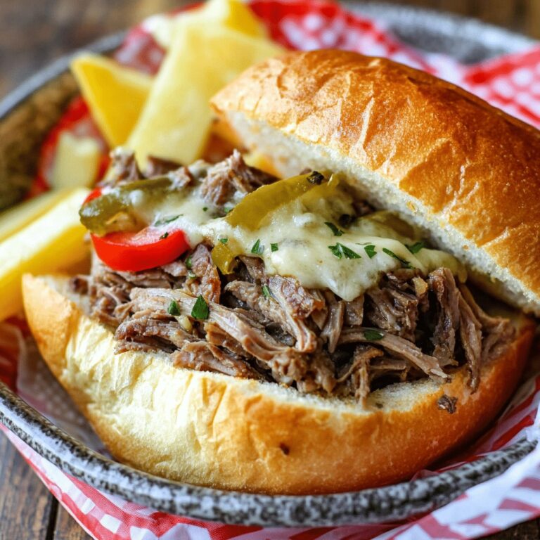 Crockpot Italian Beef Sandwich Recipe