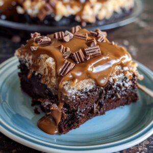German Chocolate Poke Cake Recipe