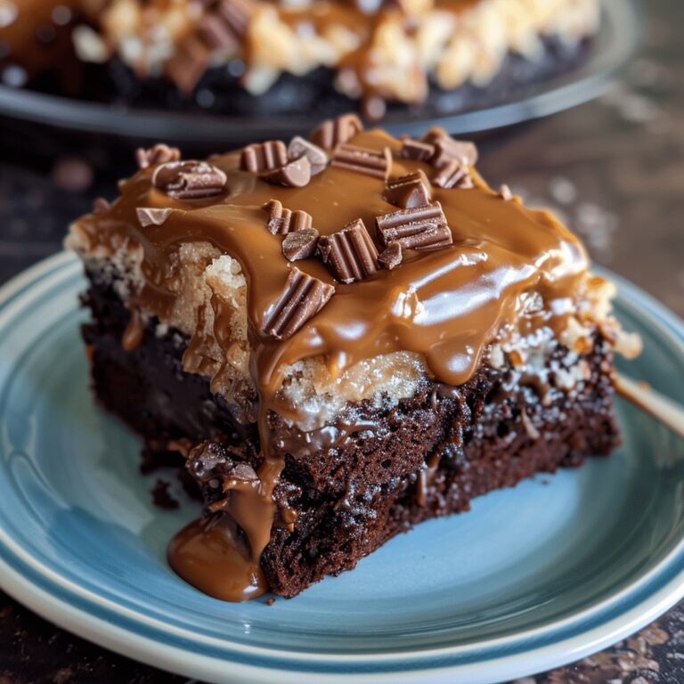 German Chocolate Poke Cake Recipe