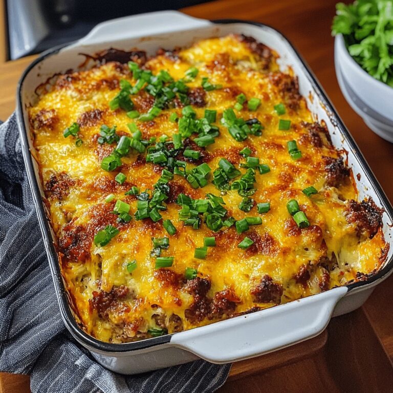 Delicious Loaded Meatloaf Casserole Recipe