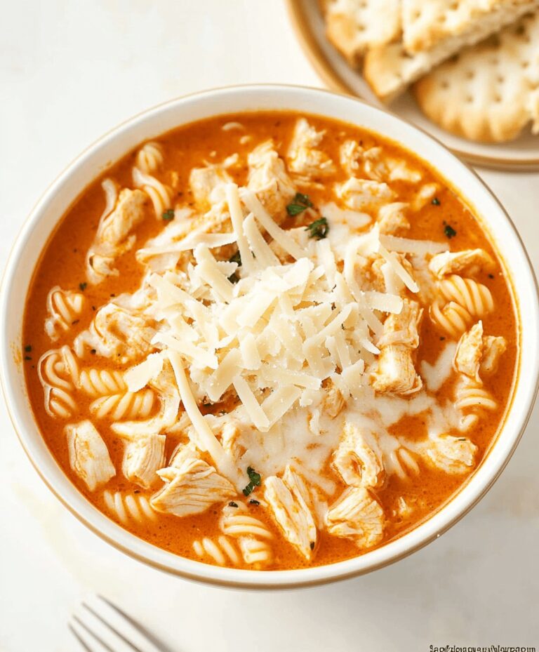 Crockpot Chicken Parmesan Soup Recipe