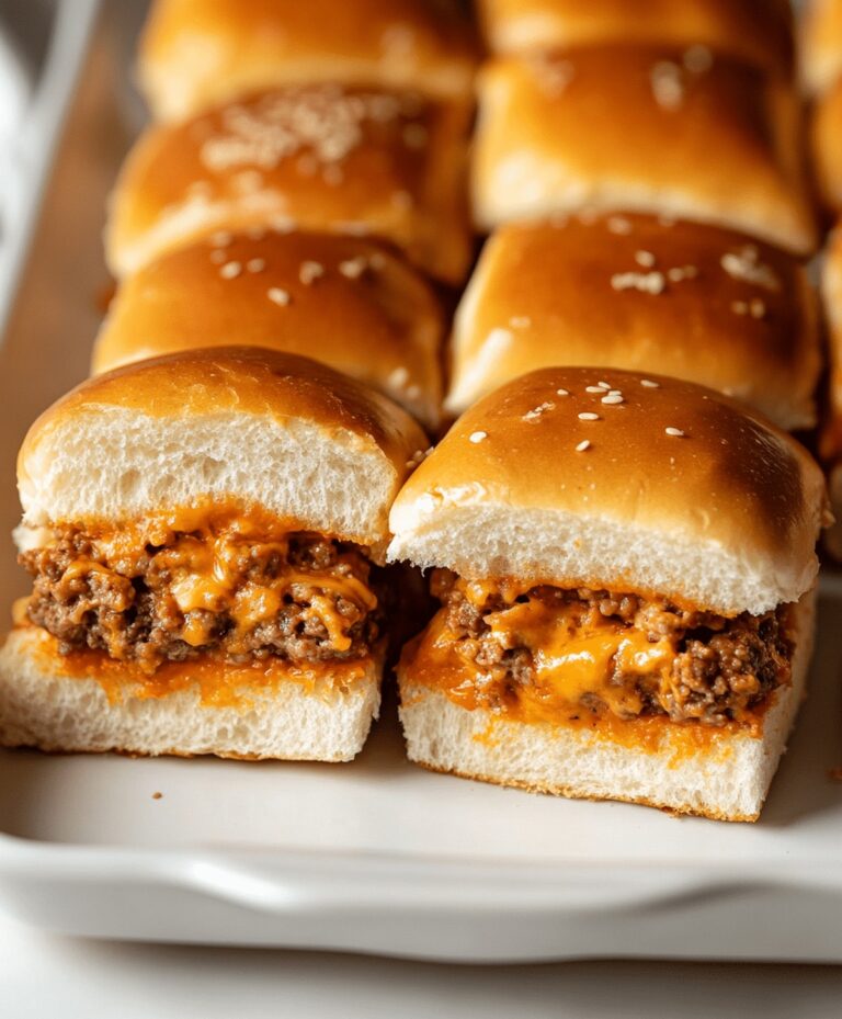 Cheeseburger Sliders With Hawaiian Rolls Recipe