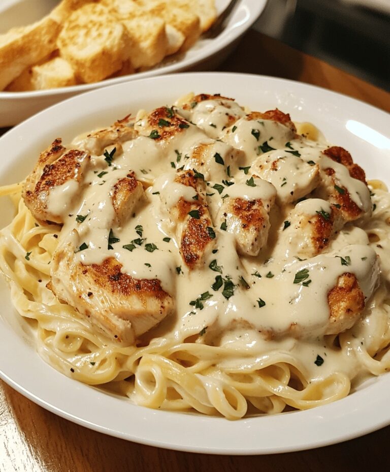 Creamy Olive Garden Chicken Alfredo Recipe