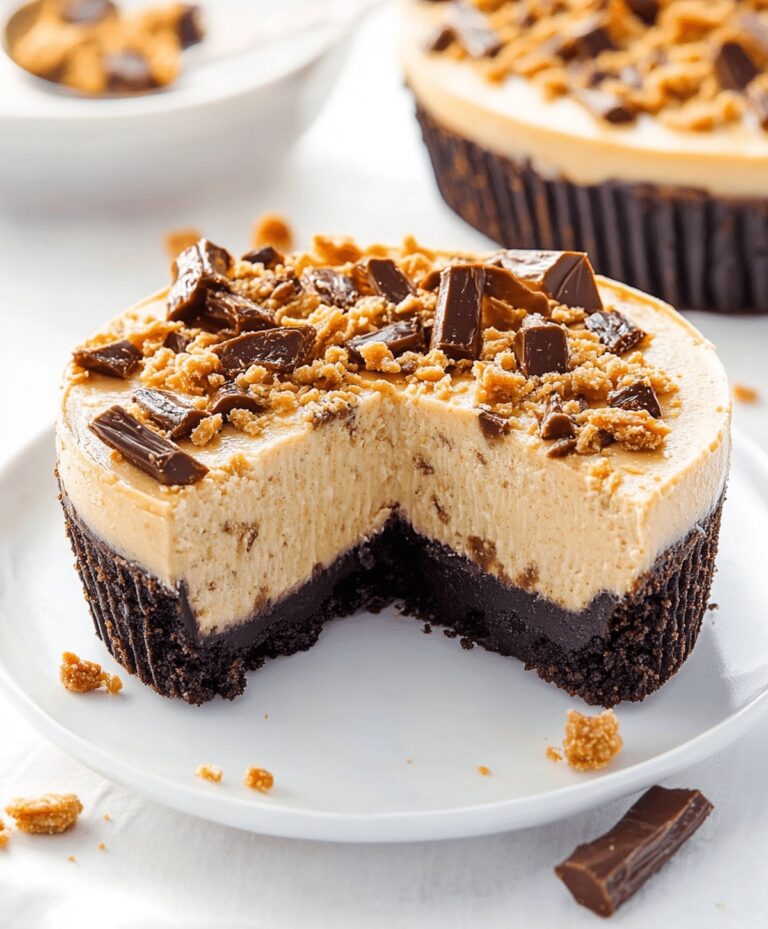 Indulgent Peanut Butter Butterfinger Cheesecake Recipe